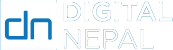 Digital Nepal White Logo